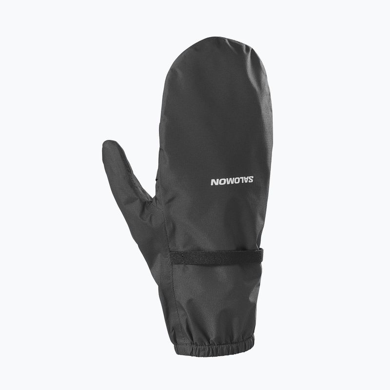 Running gloves Salomon Bonatti Pro WP Mitten deep black 2