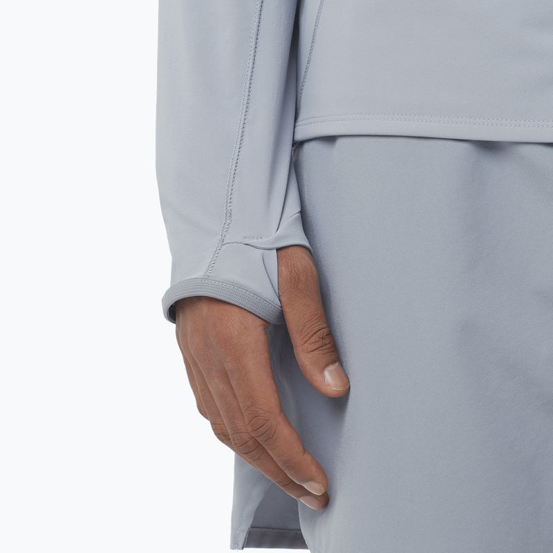 Men's running jacket Salomon Sense Aero Hybrid Half Zip Hooded trade winds 5