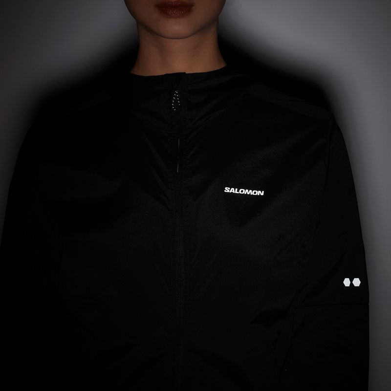 Women's running jacket Salomon Sense Aero Wind black 5