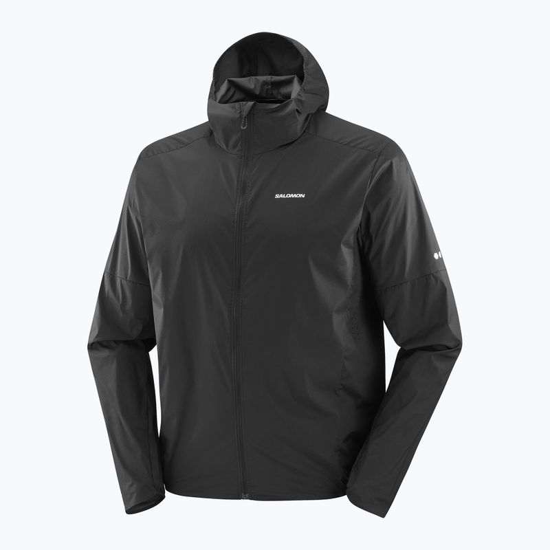 Men's running jacket Salomon Sense Aero Wind black 6