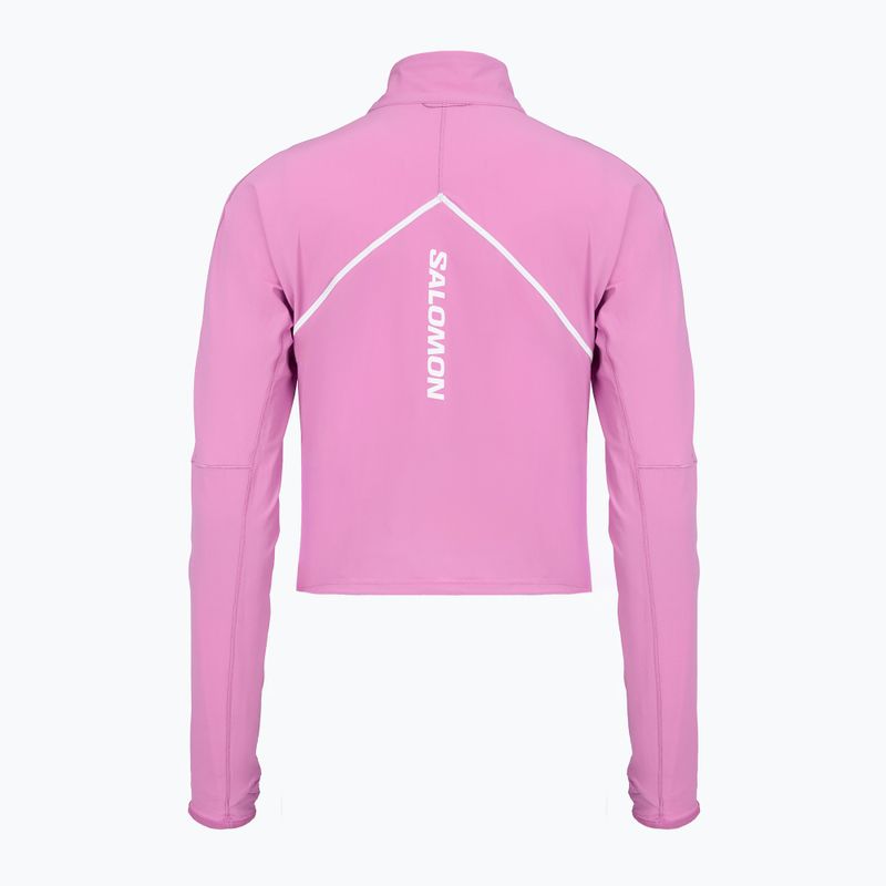 Women's sweatshirt Salomon Sense Aero Hybrid CP iris orchid 2