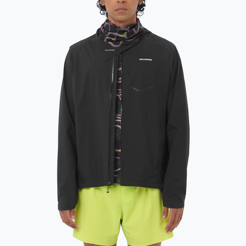 Men's running jacket Salomon Bonatti Waterproof dee black