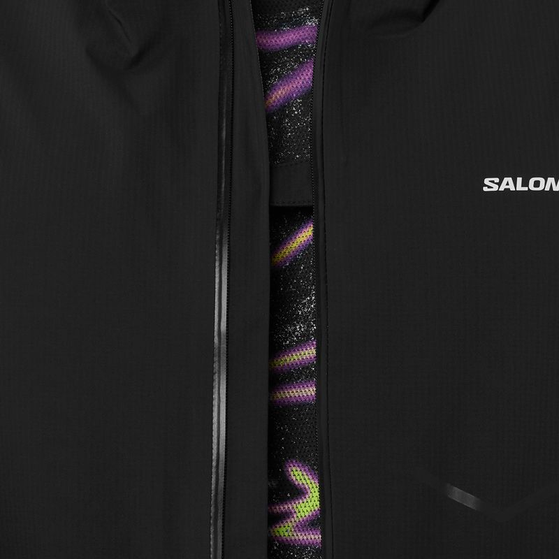 Men's running jacket Salomon Bonatti Waterproof dee black 4