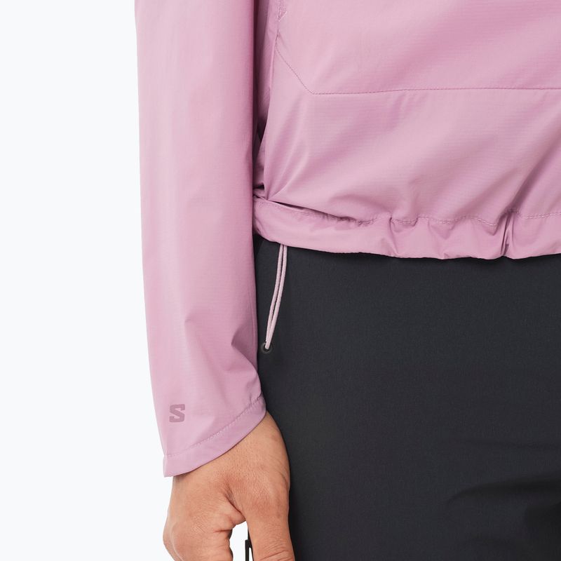 Women's wind jacket Salomon Outwind Full Zip valerian 5