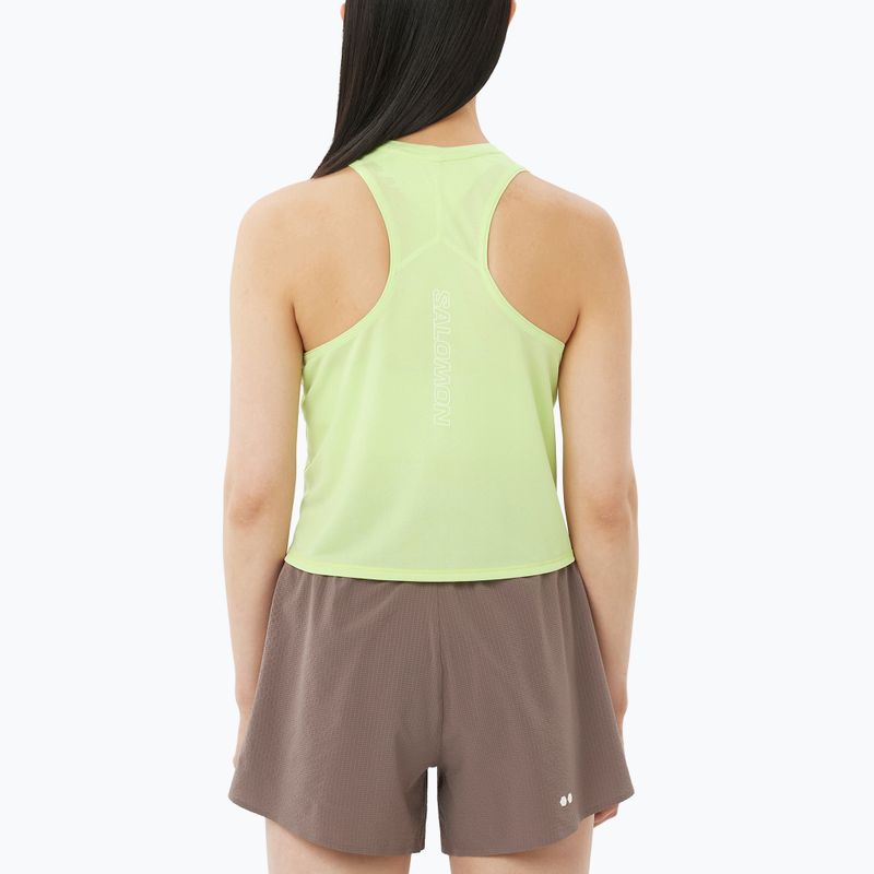 Women's running top Salomon Sense Aero Short Tank butterfly 2