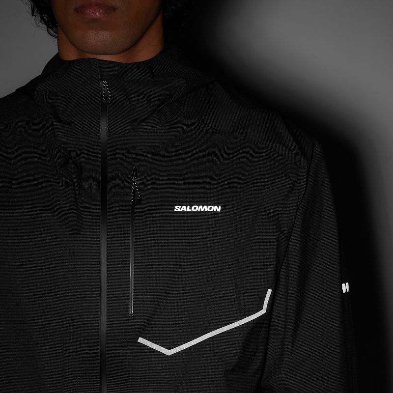 Men's running jacket Salomon S/Lab Bonatti Infinite Jacket deep black 7