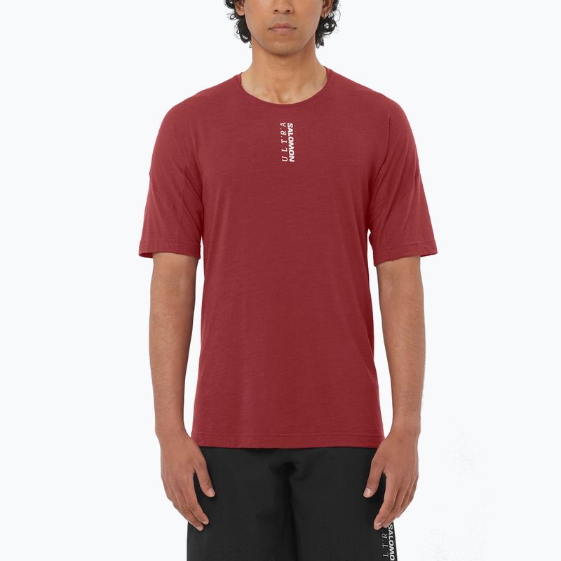 Men's running top Salomon Ultra Tee syrah