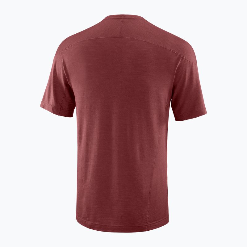 Men's running top Salomon Ultra Tee syrah 6