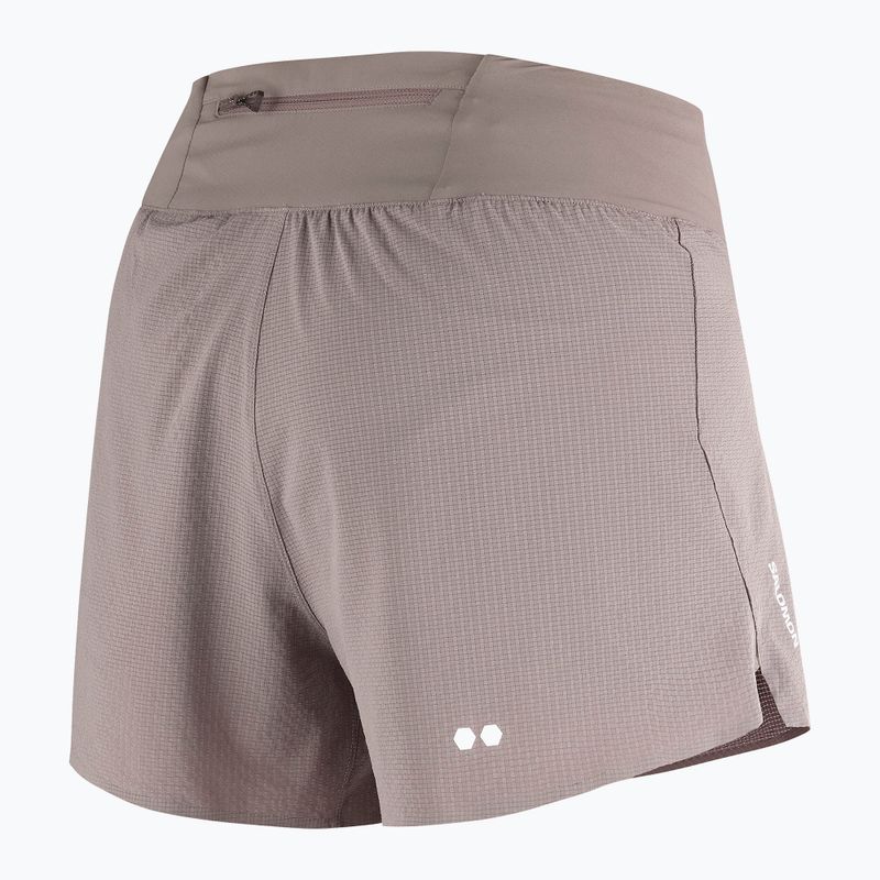 Women's running shorts Salomon Sense Aero Stow 4" iron 7