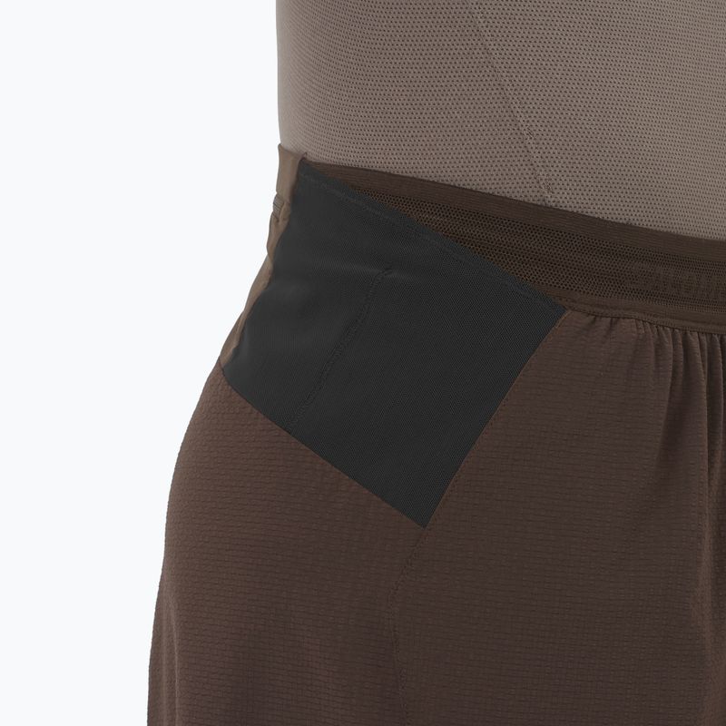 Men's running shorts Salomon Sense Aero Stow 5" coffee bean 6