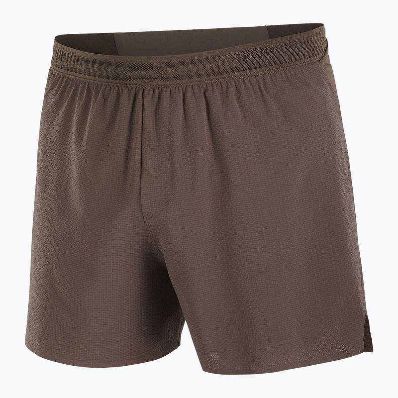 Men's running shorts Salomon Sense Aero Stow 5" coffee bean 7