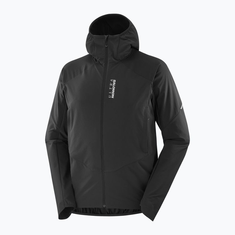 Men's running jacket Salomon Ultra Softshell Jacket deep black 8