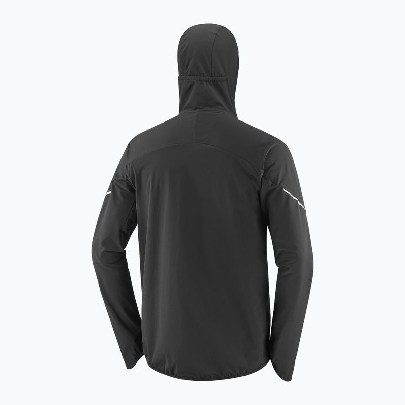 Men's running jacket Salomon Ultra Softshell Jacket deep black 9