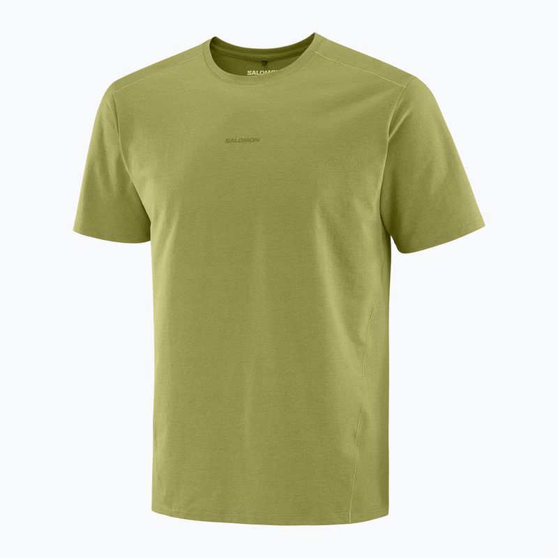 Men's T-shirt Salomon Trackline cardamon seed 5