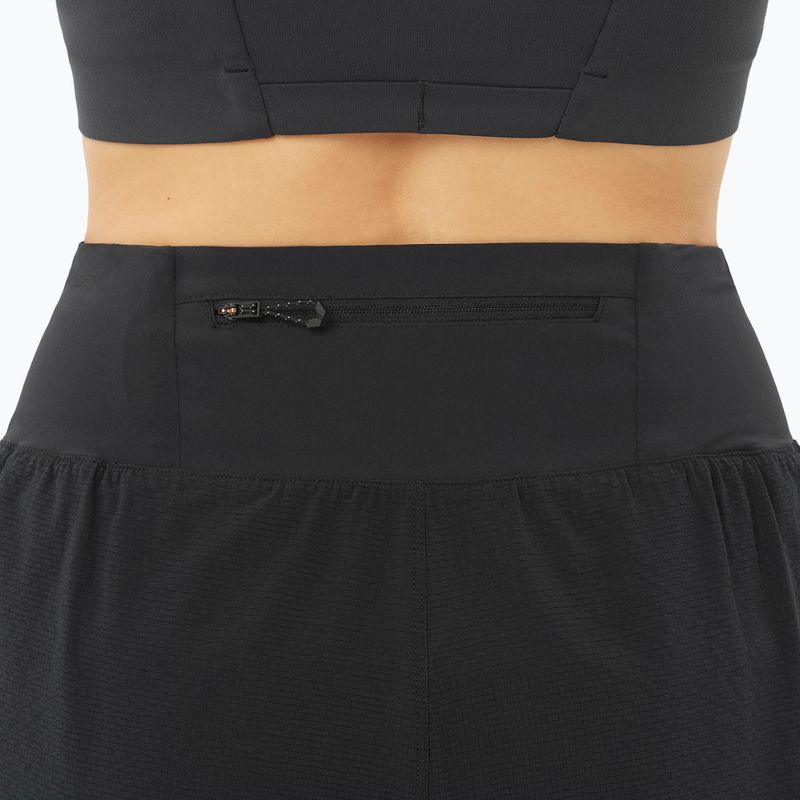 Women's running shorts Salomon Sense Aero Stow 4" deep black 4