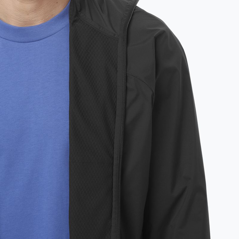 Men's Windbreaker Jacket Salomon Outwind Full Zip deep black 6