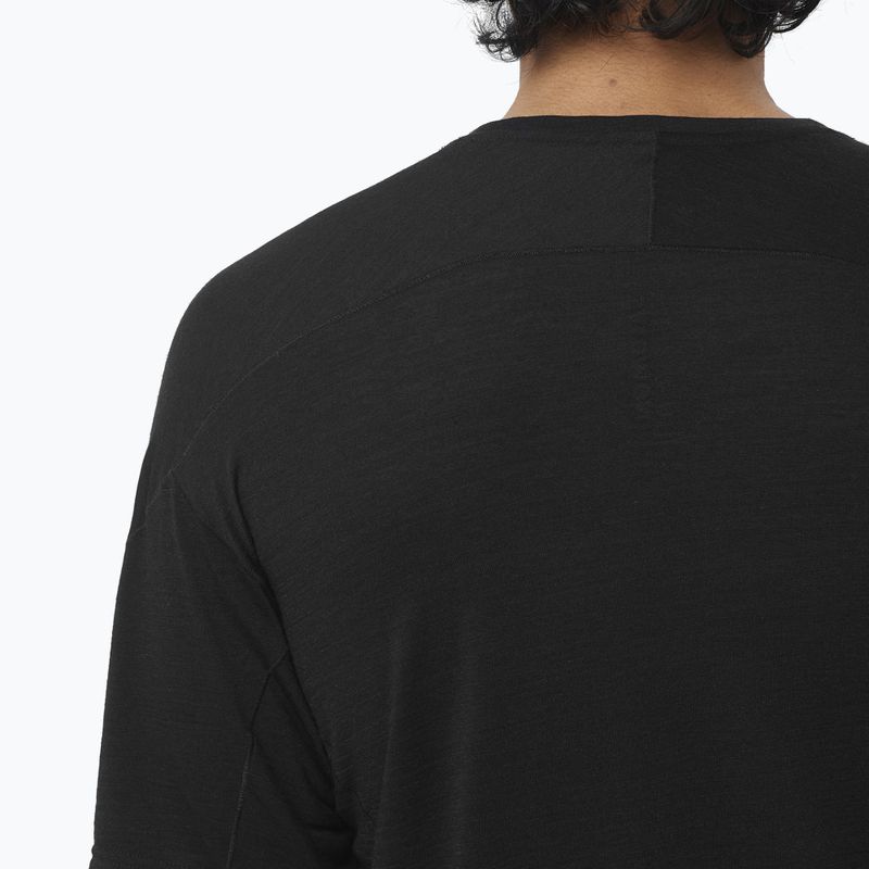 Men's running top Salomon Ultra Tee deep black 4