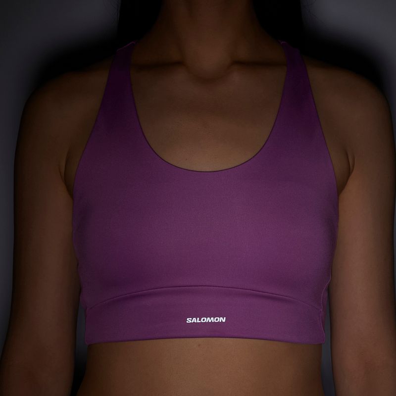 Training bra Salomon SHAKEout Core iris orchid 6