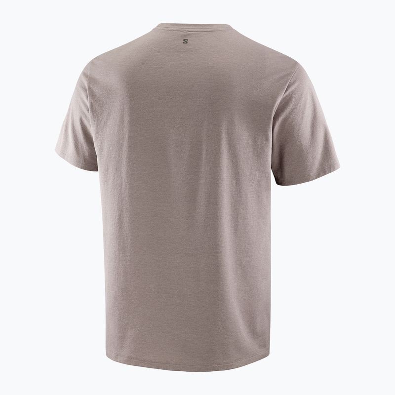 Men's T-shirt Salomon Trackline iron 7
