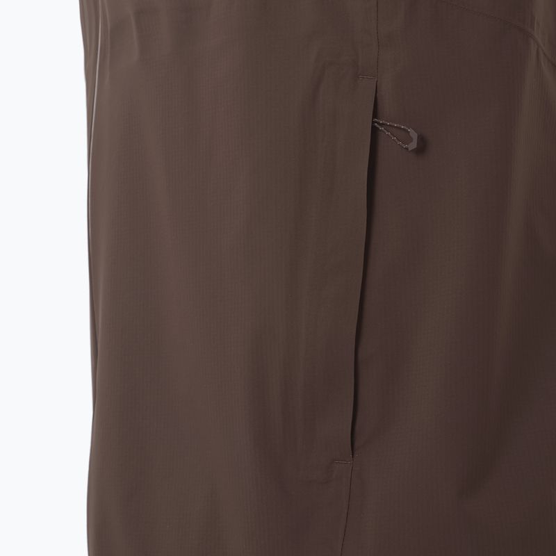 Men's running jacket Salomon Bonatti Waterproof coffee bean 5
