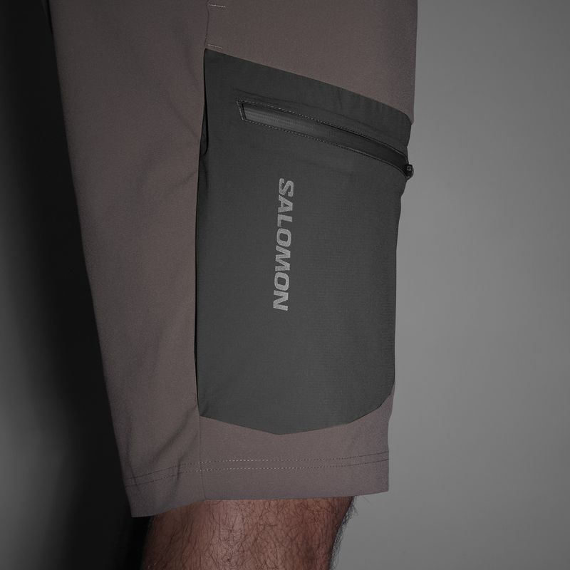 Men's trekking shorts Salomon Outerpath Utility iron 7