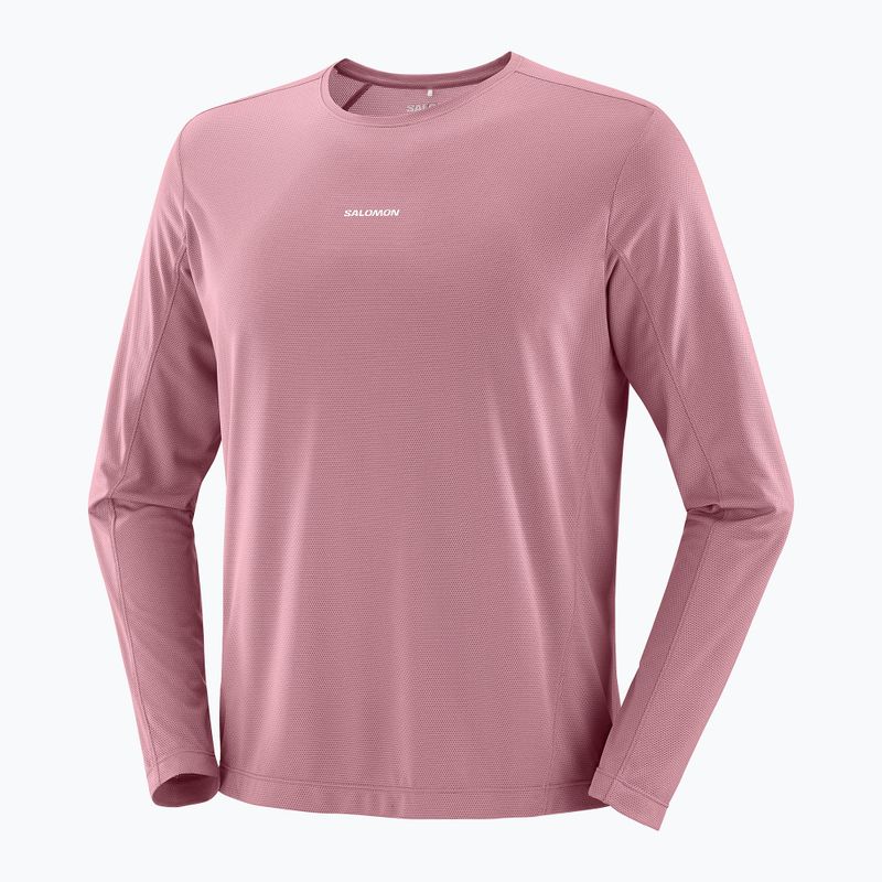 Men's running longsleeve Salomon Shakeout Core dusky orchid 3