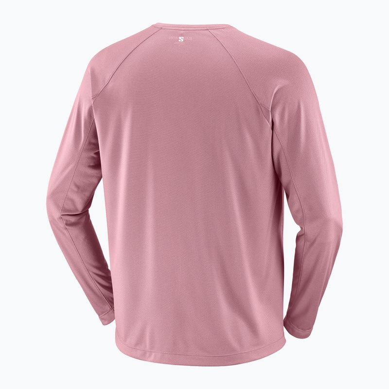 Men's running longsleeve Salomon Shakeout Core dusky orchid 4