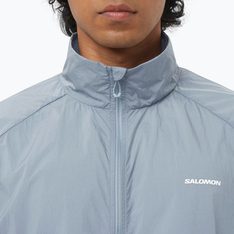 Men's running jacket Salomon Shakeout Fly trade winds 3