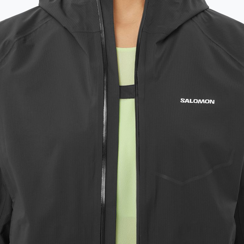 Women's running jacket Salomon Bonatti Waterproof deep black 4