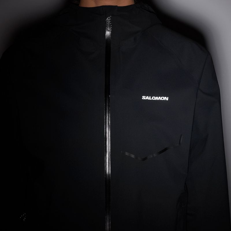 Women's running jacket Salomon Bonatti Waterproof deep black 9