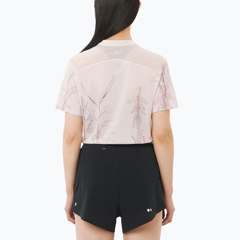 Women's running top Salomon S/Lab Ultra Tee Aop lilac ash 2