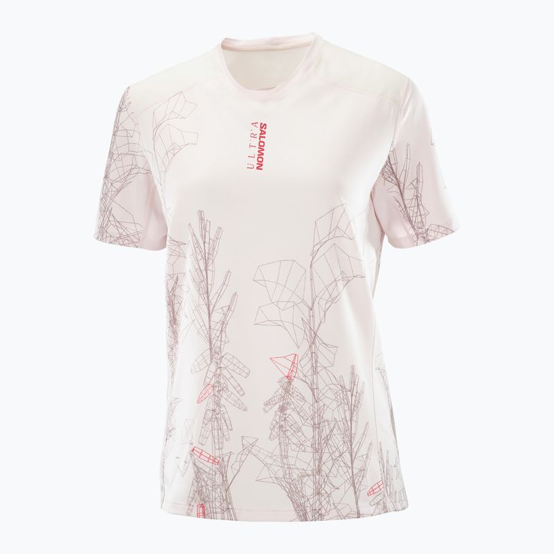 Women's running top Salomon S/Lab Ultra Tee Aop lilac ash 4