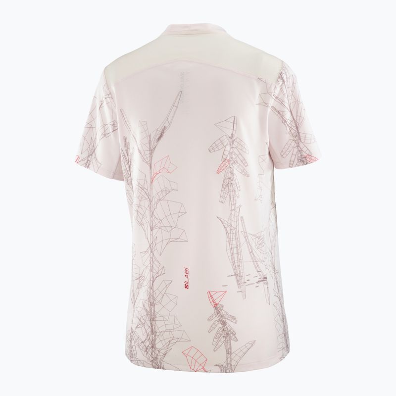 Women's running top Salomon S/Lab Ultra Tee Aop lilac ash 5