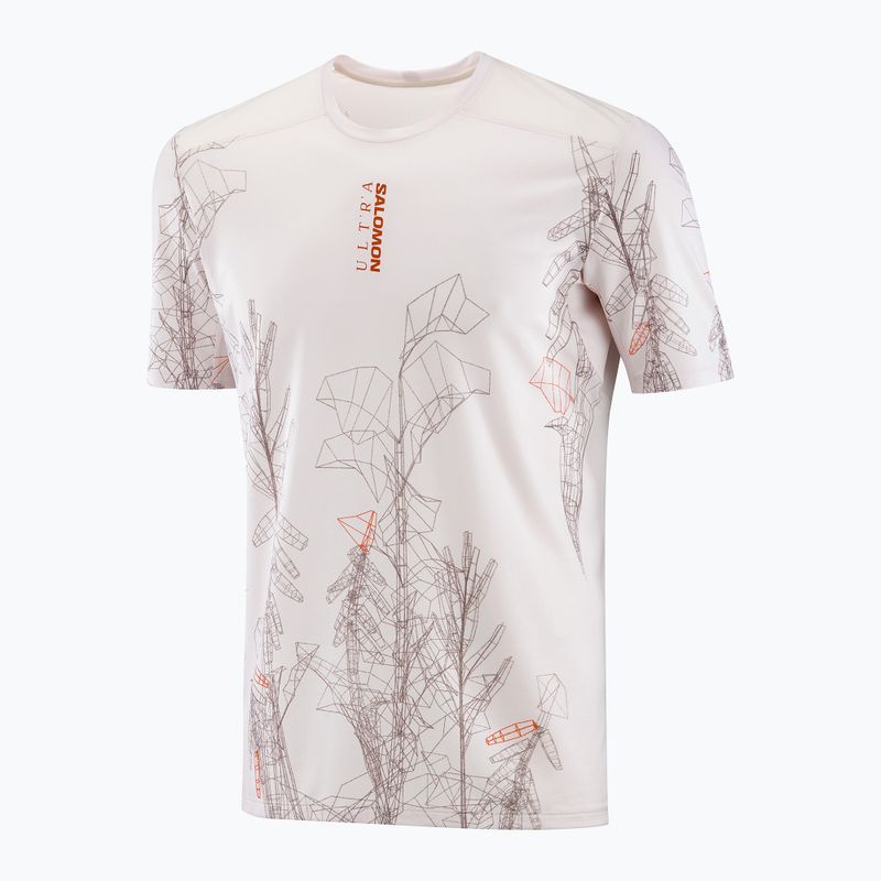 Men's running top Salomon S/Lab Ultra Tee Aop lilac ash 4