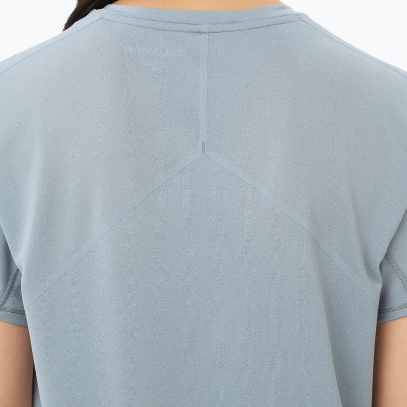 Women's running top Salomon Sense Aero SS Tee GFX trade winds 3