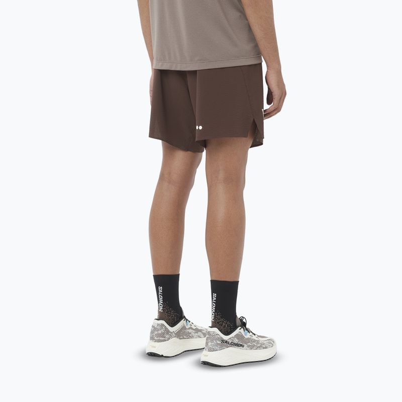 Men's running shorts Salomon Sense Aero 7" coffee bean 2