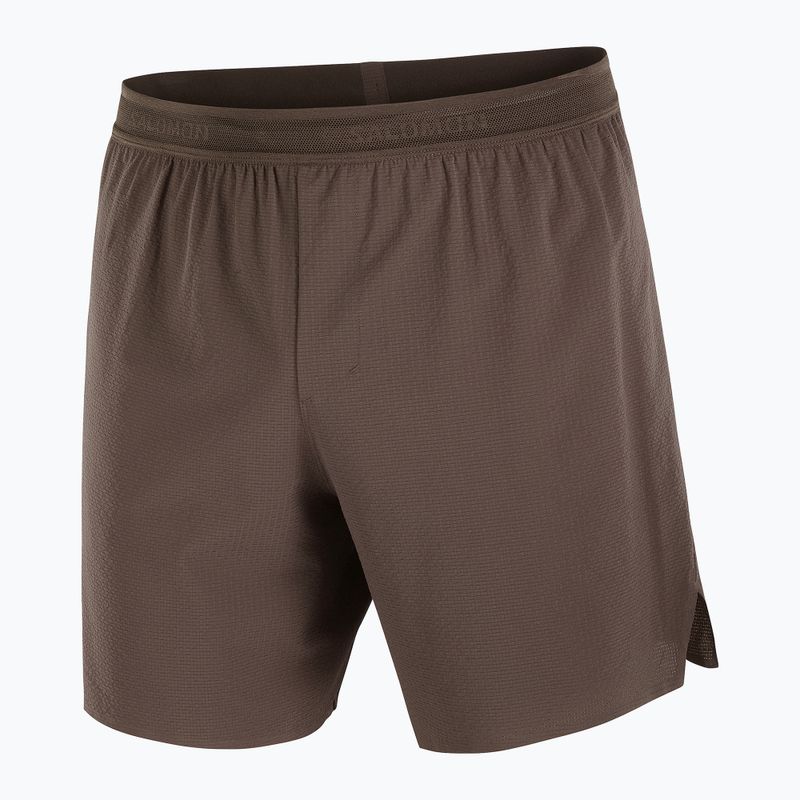 Men's running shorts Salomon Sense Aero 7" coffee bean 5