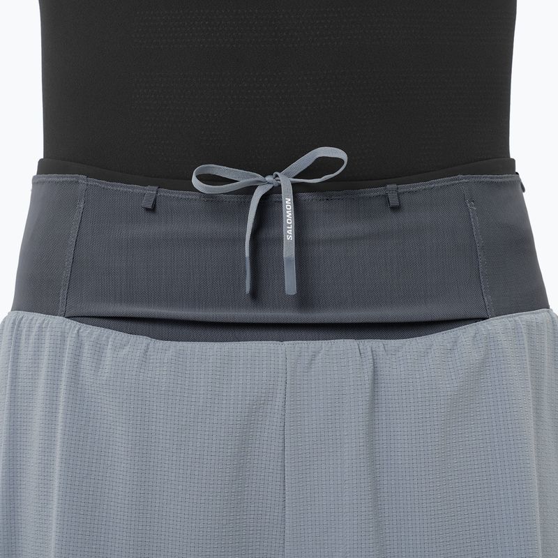 Men's running shorts Salomon Sense Aero 2IN1 5" trade winds 3