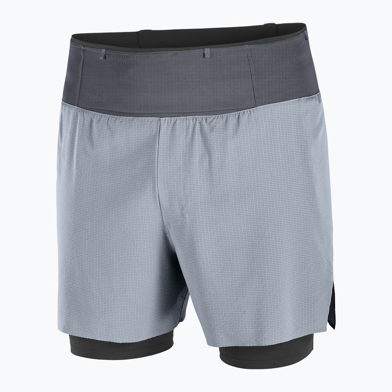 Men's running shorts Salomon Sense Aero 2IN1 5" trade winds 7