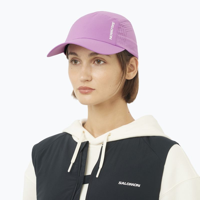 Baseball cap Salomon Shakeout iris orchid 2