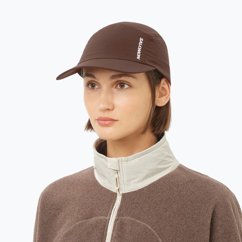 Baseball cap Salomon Shakeout coffe bean 2