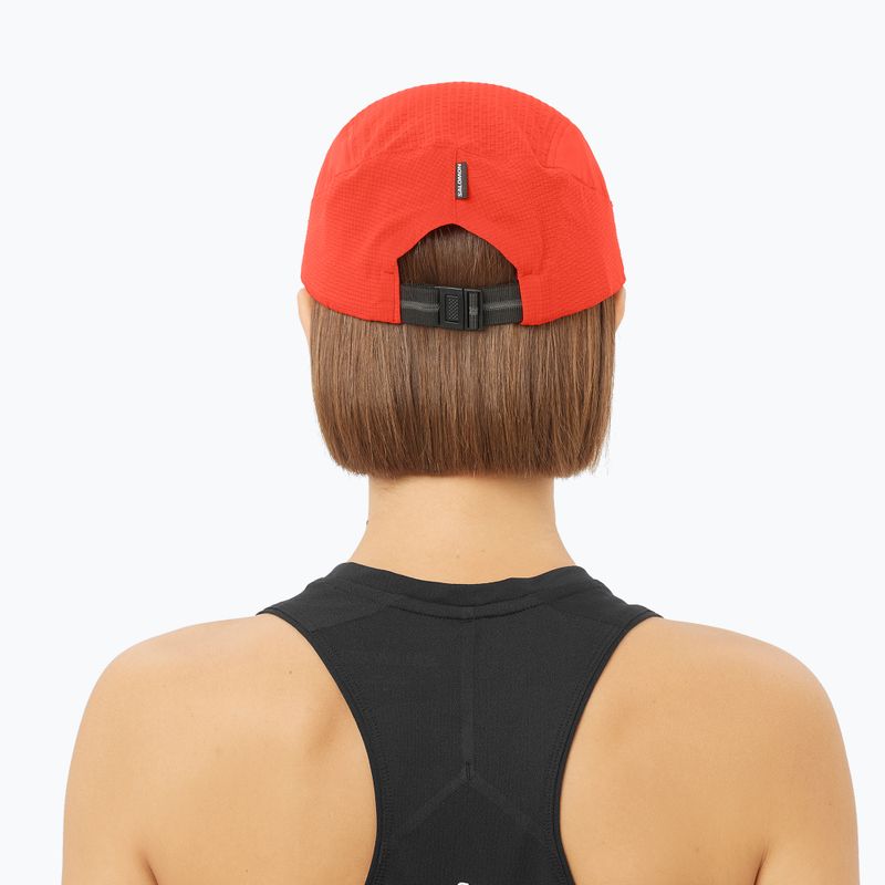 Baseball cap Salomon Sense Aero fiery red 3