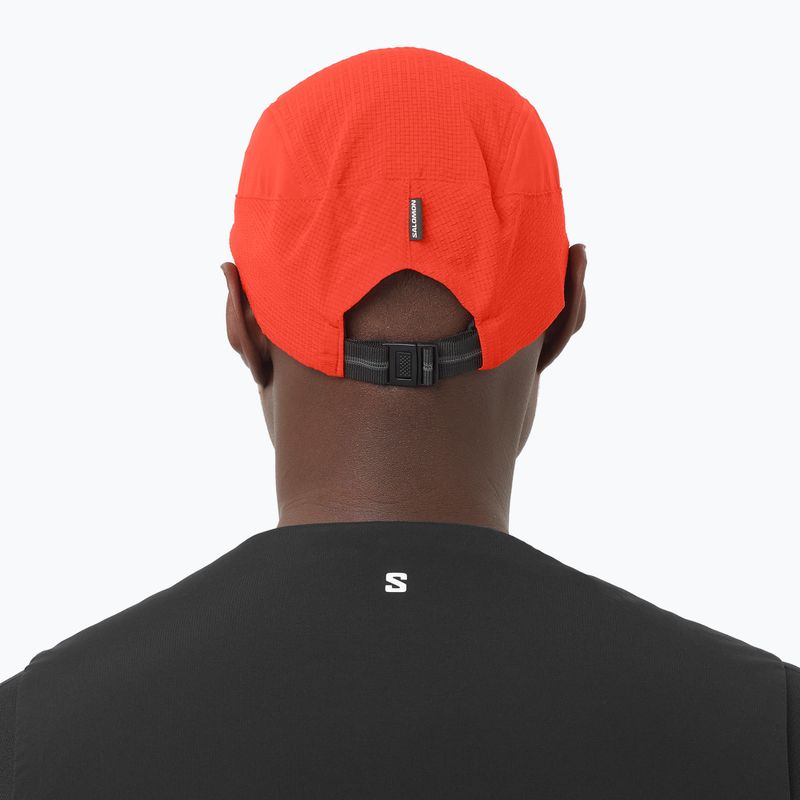 Baseball cap Salomon Sense Aero fiery red 5