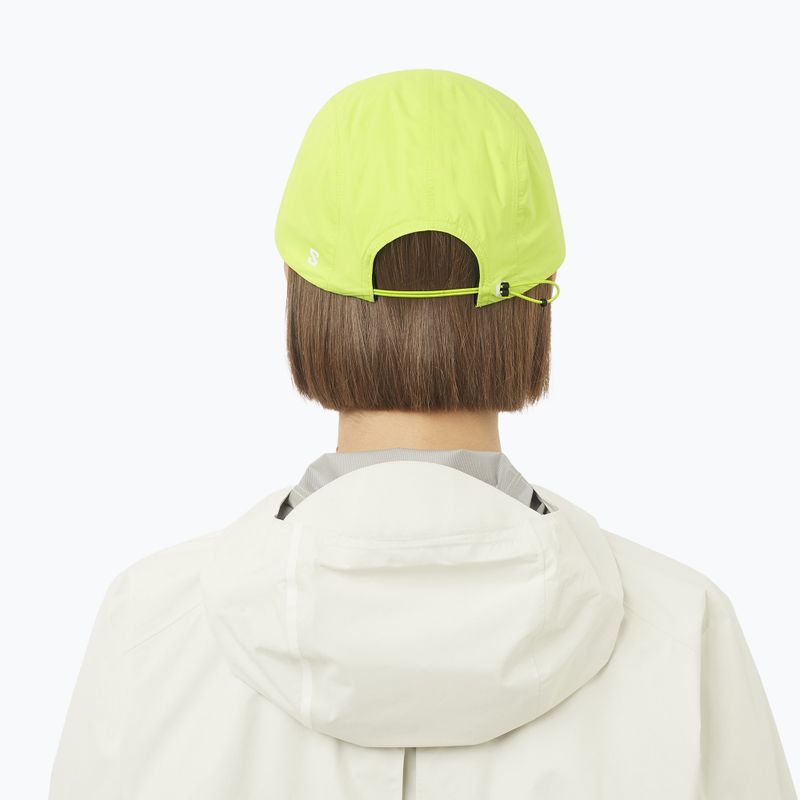 Baseball cap Salomon Bonatti Pro 5 Panel acid lime 3