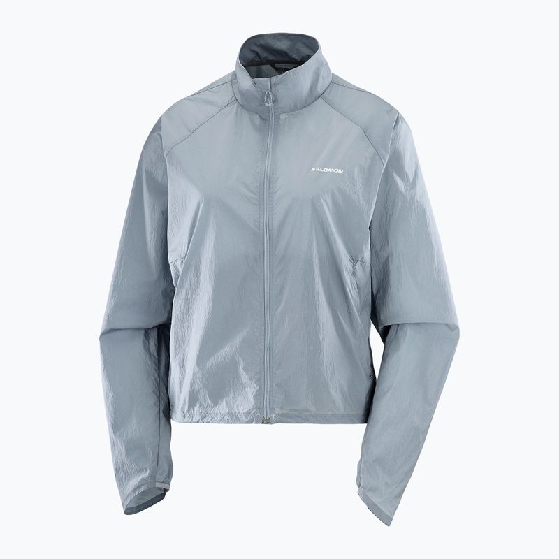 Women's running jacket Salomon Shakeout Fly trade winds 5