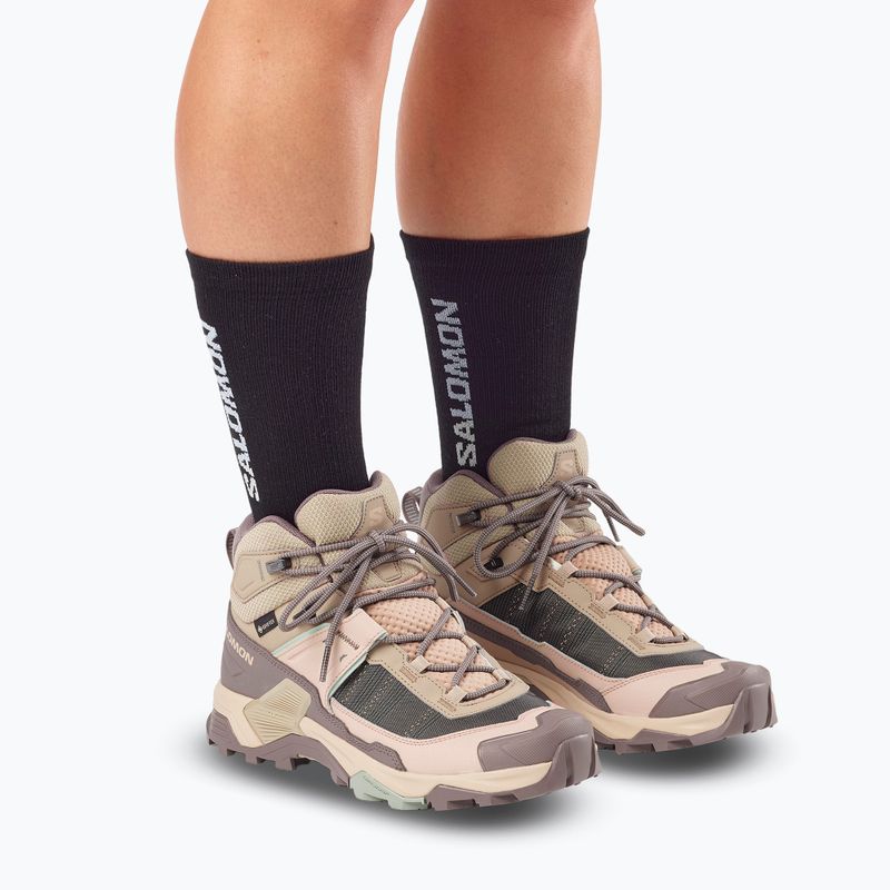 Women's trekking boots Salomon X Ultra 5 MID GTX iron/dsrtan/gre 7