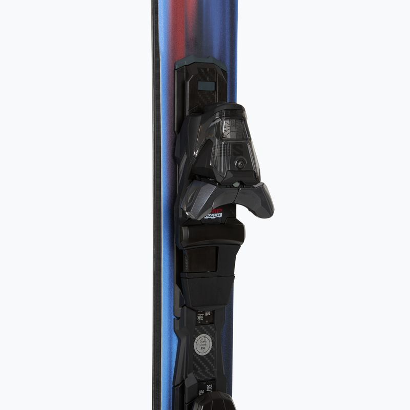 Alpine skis Salomon Stance 84 R + bindings M11 GW azure blue/nasturtium/black 4