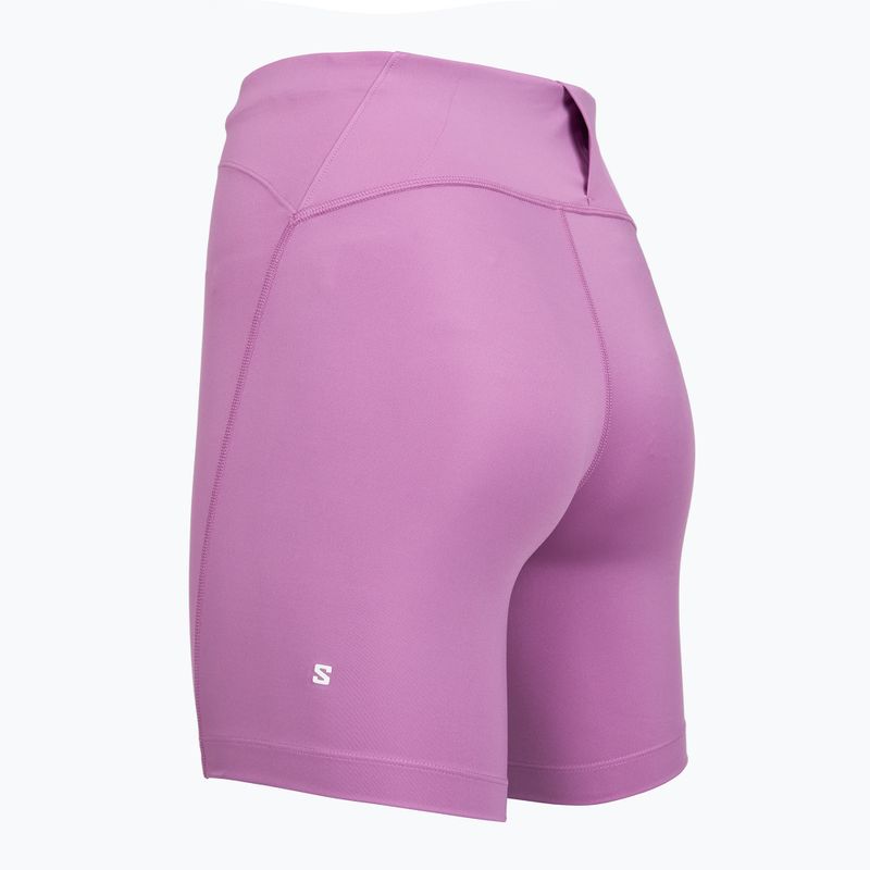 Women's running shorts Salomon Shakeout Core Tight 6" iris orchid 3