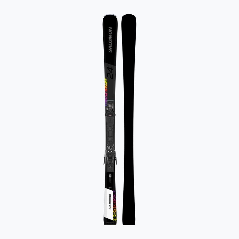 Downhill skis with bindings Salomon S/Max 24H + M10 GW black/white 3
