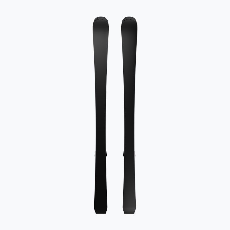 Kids’ downhill skis with bindings Salomon QST Jr Black M + C5 GW black/neon punch 2